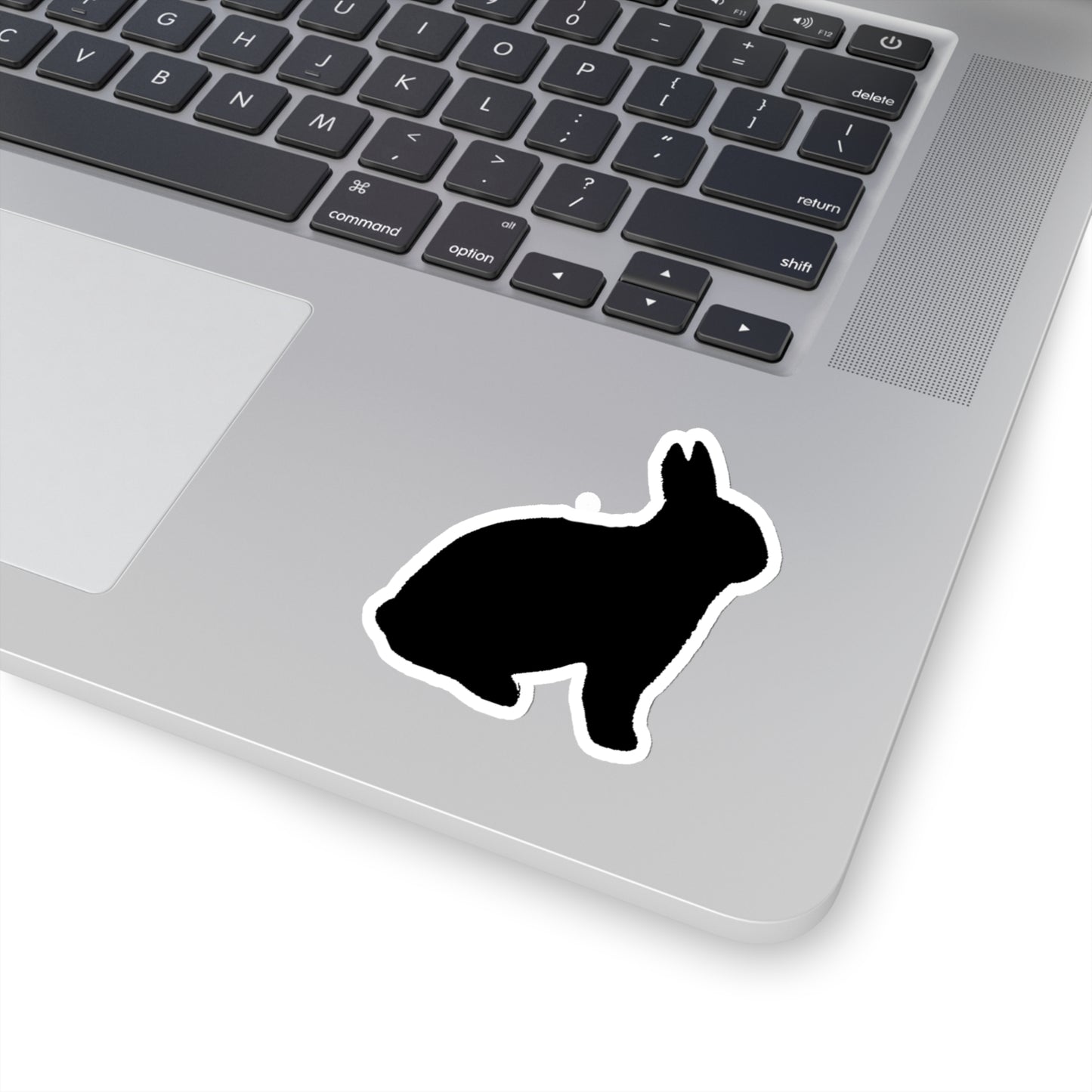 Bunny Silhouette Kiss-Cut Stickers