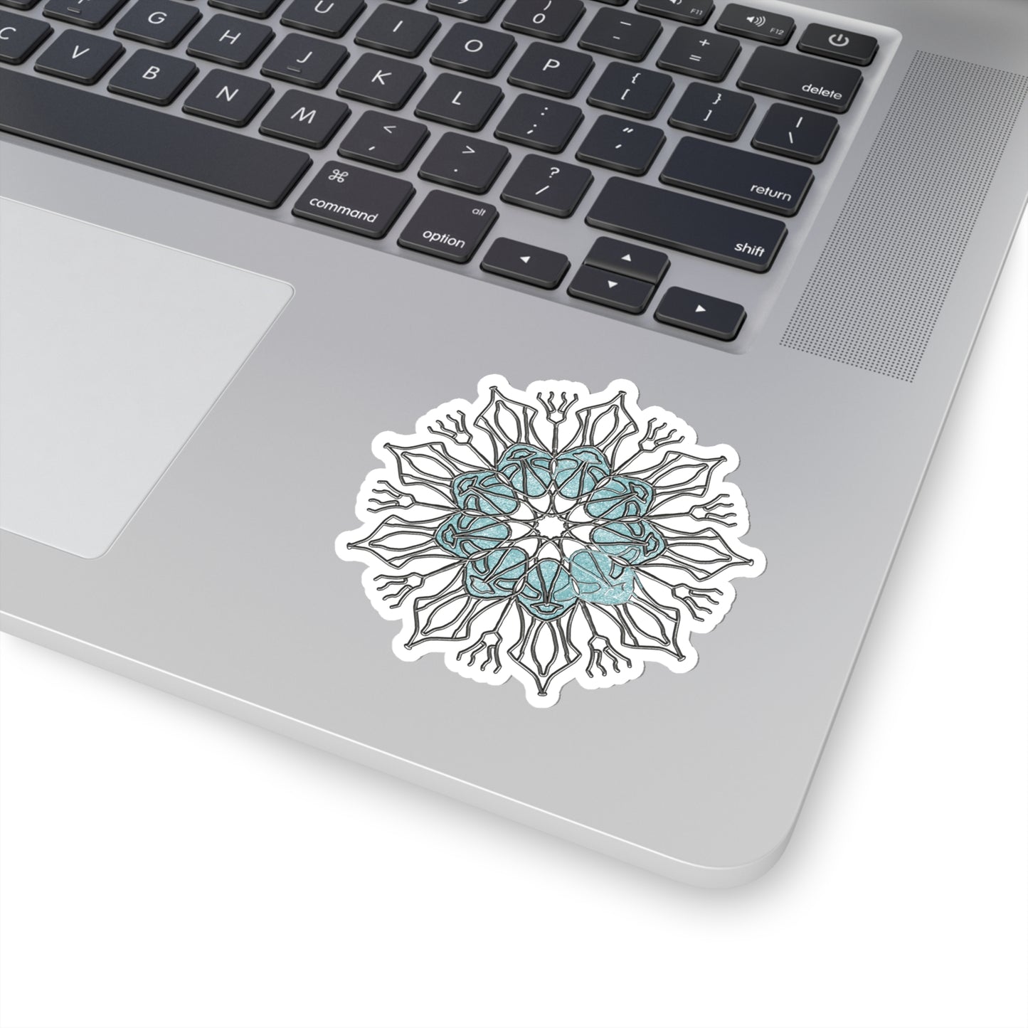 Snowflake Mandala Kiss-Cut Stickers