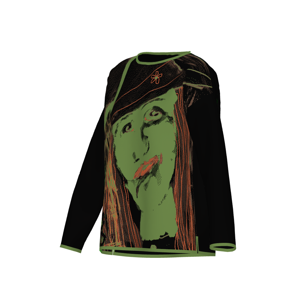A Witch and Her Broom Knit Sweater