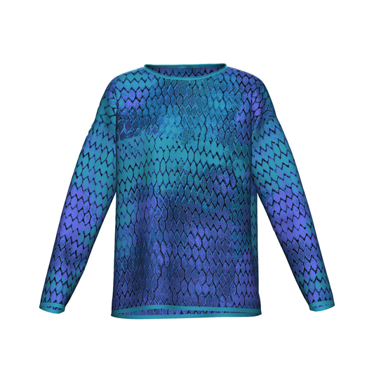 Blue Dragon Scales Sweater