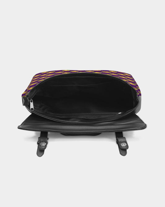 Cheeseburger Pattern Casual Flap Backpack