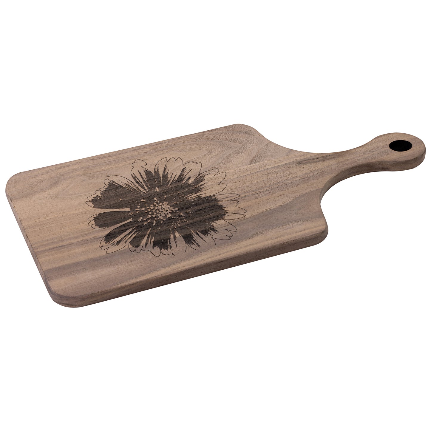 Gaillardia Wooden Paddle Cutting Board