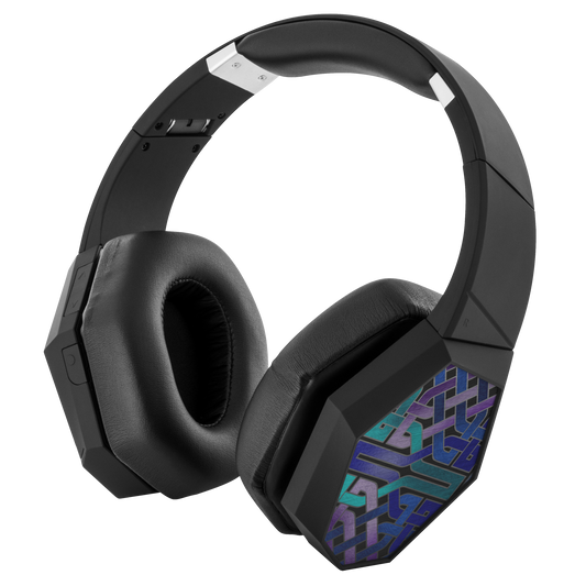 Wrapsody_Blue_Celtic_Knot_Headphones_Standing_Angle_Mockup.png
