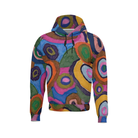 Warm Autumn Bubbles Unisex Fleece-Lined Pocket Hoodie