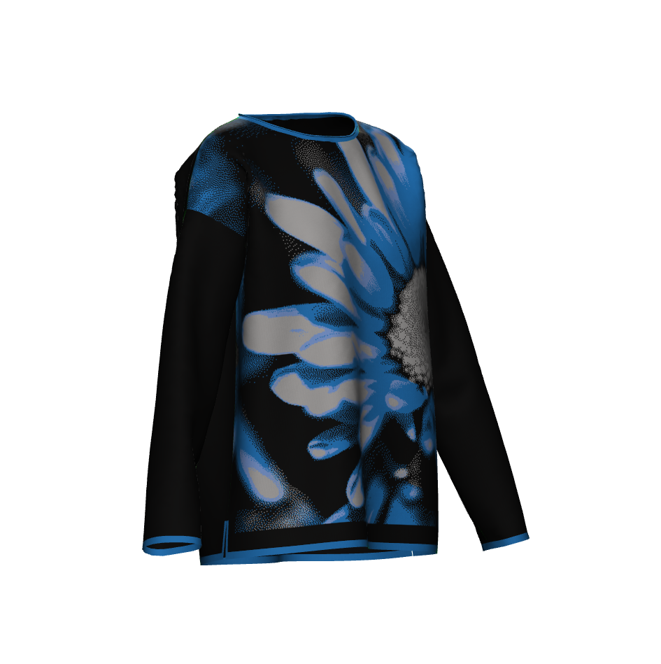 Blue Daisy Sweater