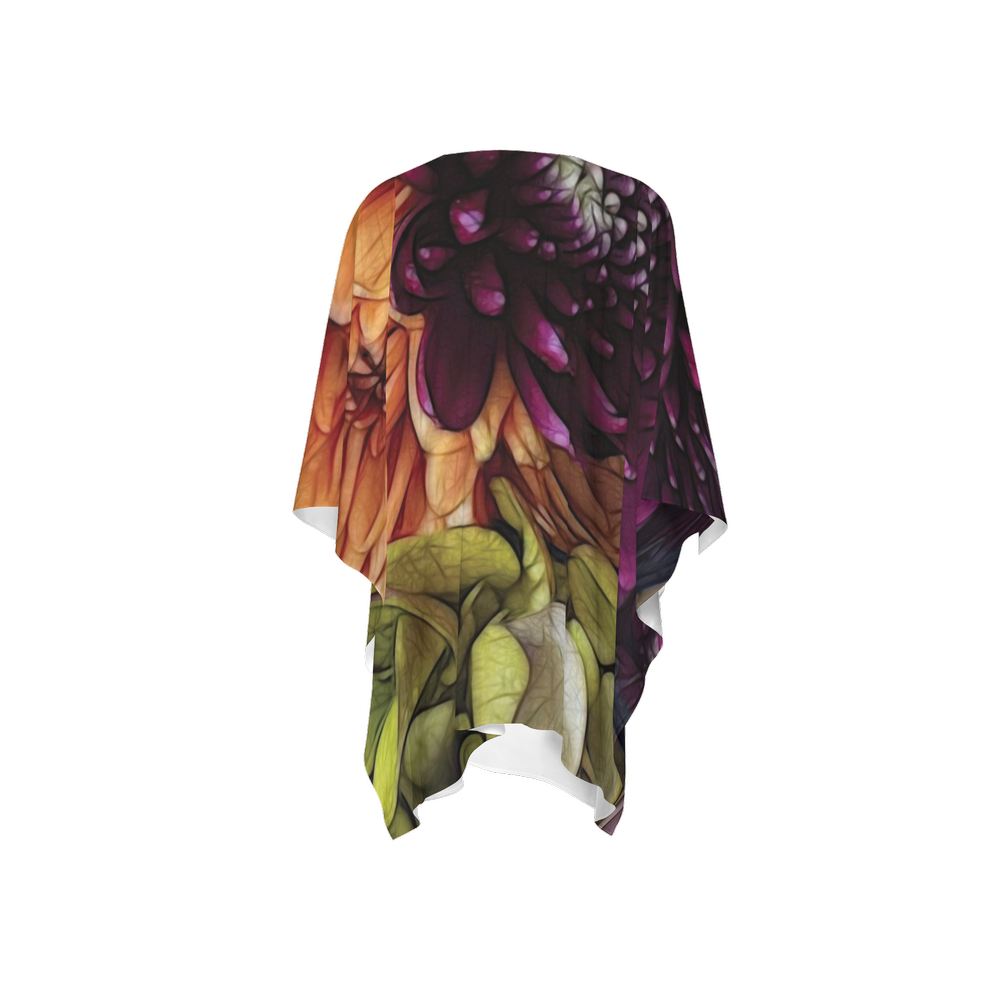October Flowers 9 Women's Silky-like Wrap-Ultra-Soft and Smooth