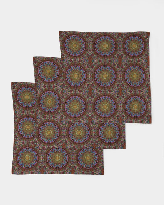 Blue Pink Windy Kaleidoscope Bandana Set