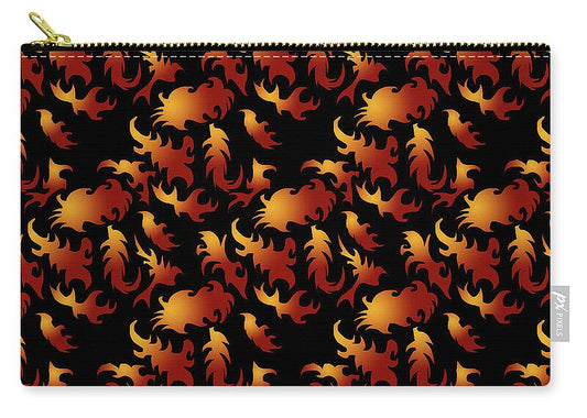 Abstract Flames - Zip Pouch