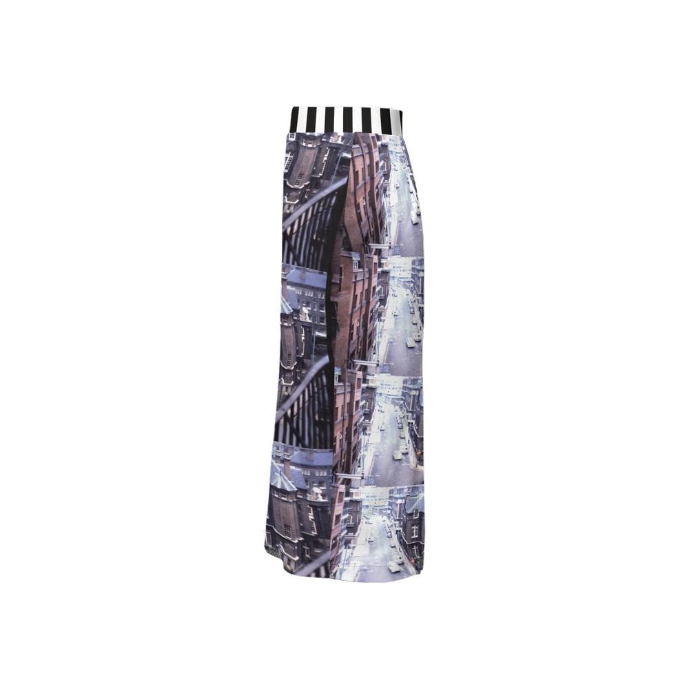 Europe 1967 No 6 Women's Back Split Pencil Skirt-Heavy Knit