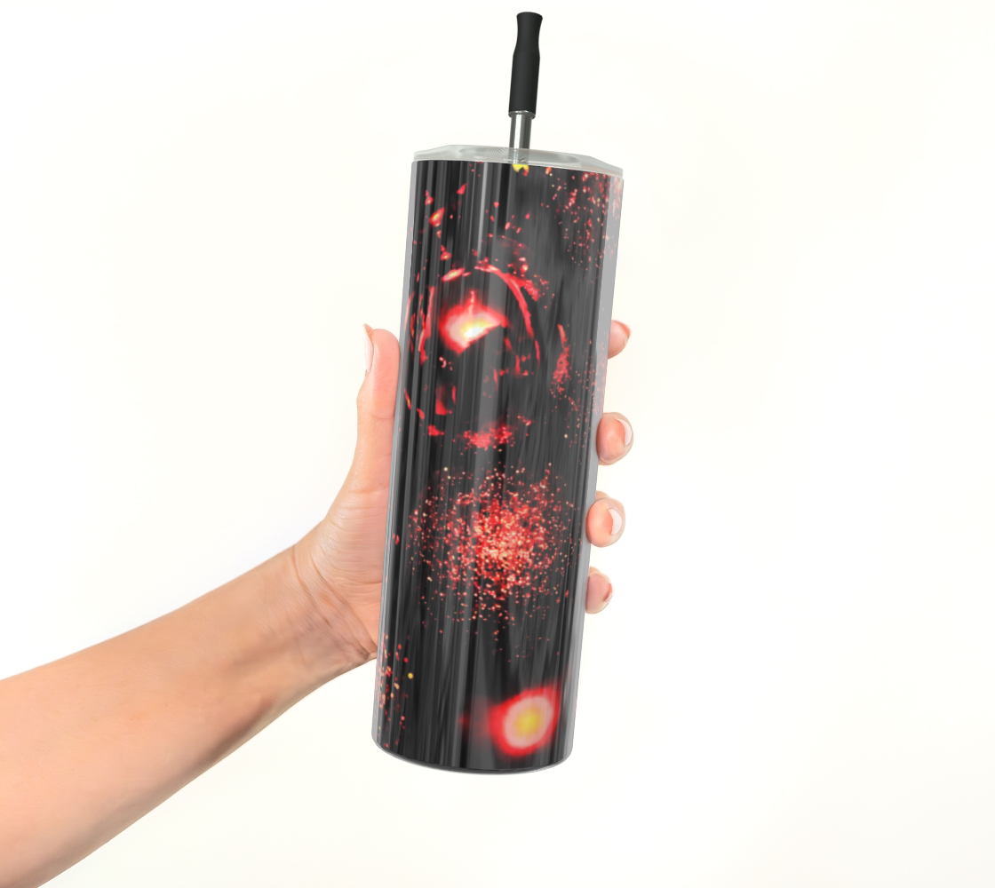 Christmas Red Stainless Steel Tumbler