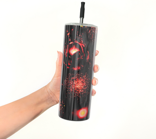 Christmas Red Stainless Steel Tumbler