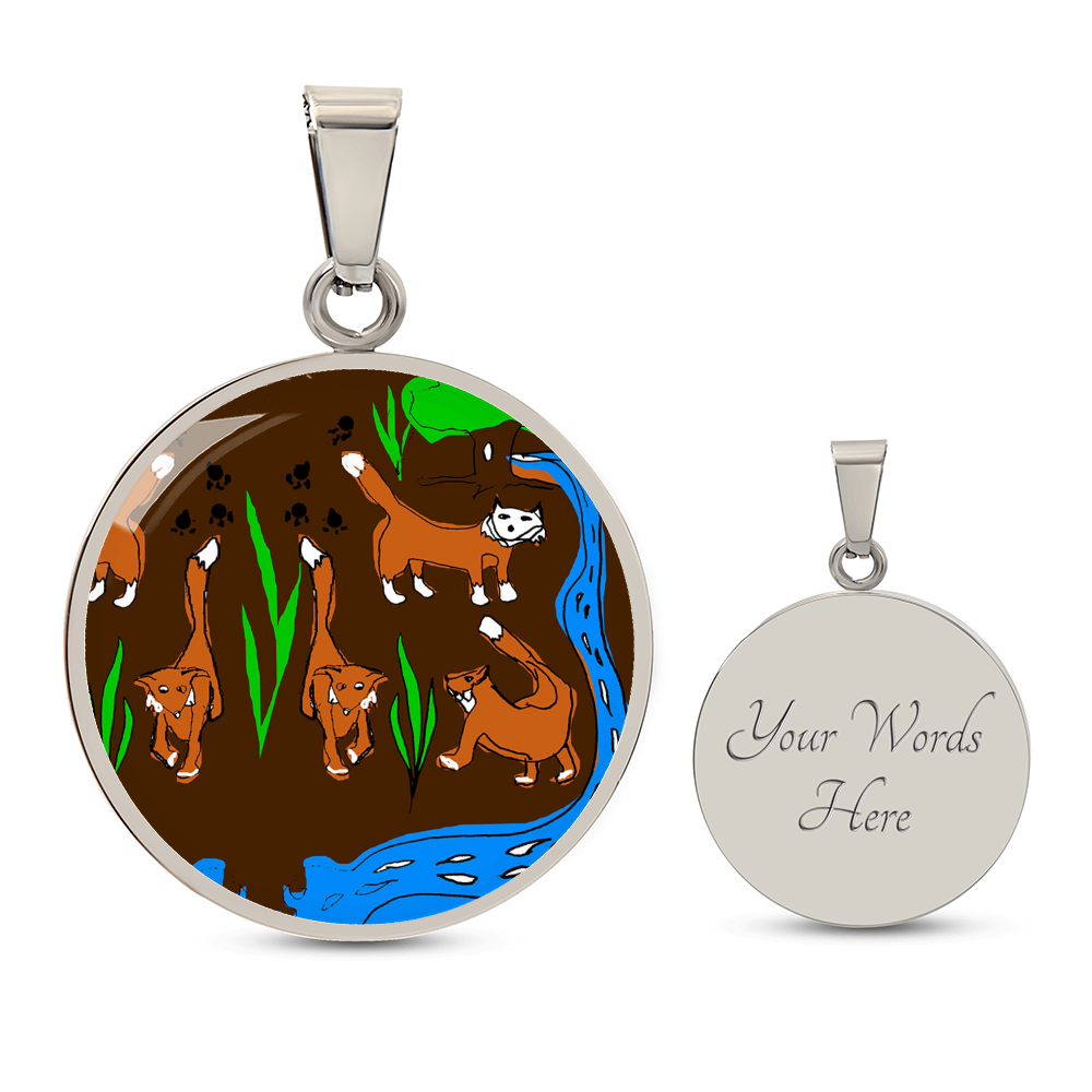 Foxes Necklace