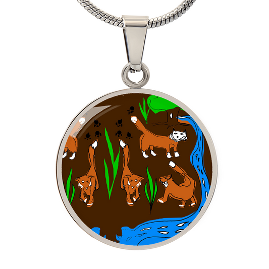 Foxes Necklace
