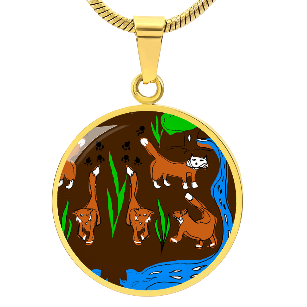Foxes Necklace