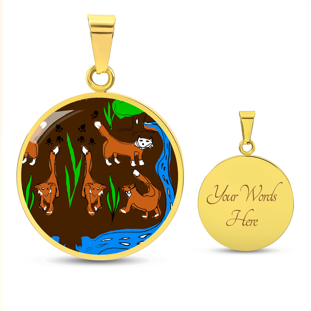 Foxes Necklace