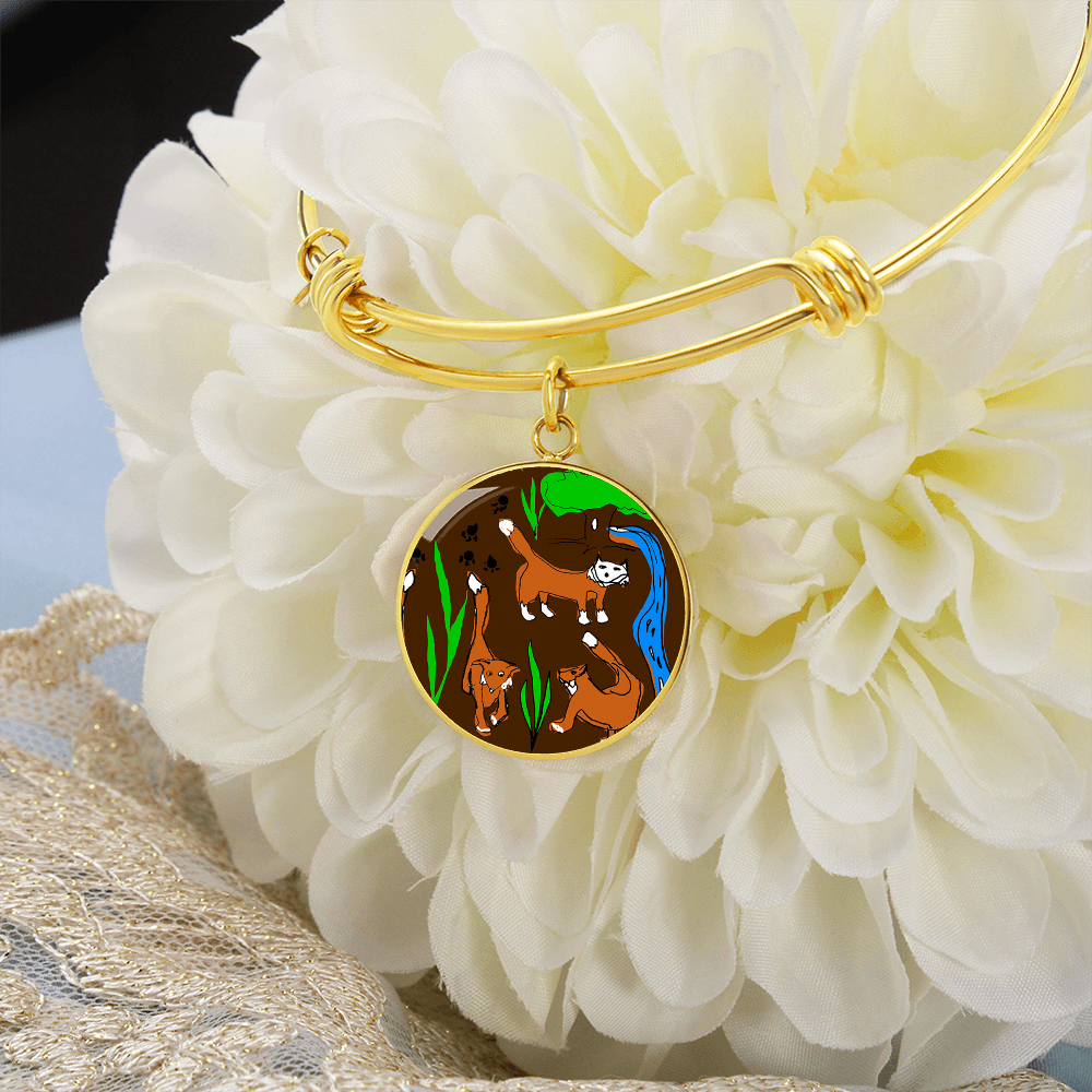 Foxes Bangle Bracelet