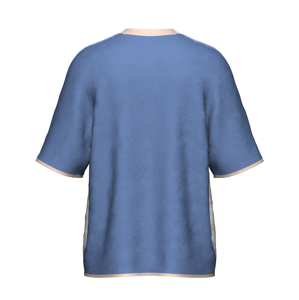 Family Dreams Of Hawaii Crew Neck Knit Shortsleeve Sweater