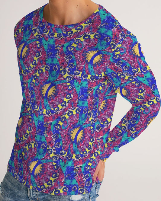 Caribbean Grafitti Men's All-Over Print Long Sleeve Tee