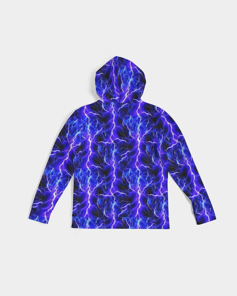 Blue Lightning Men's All-Over Print Hoodie