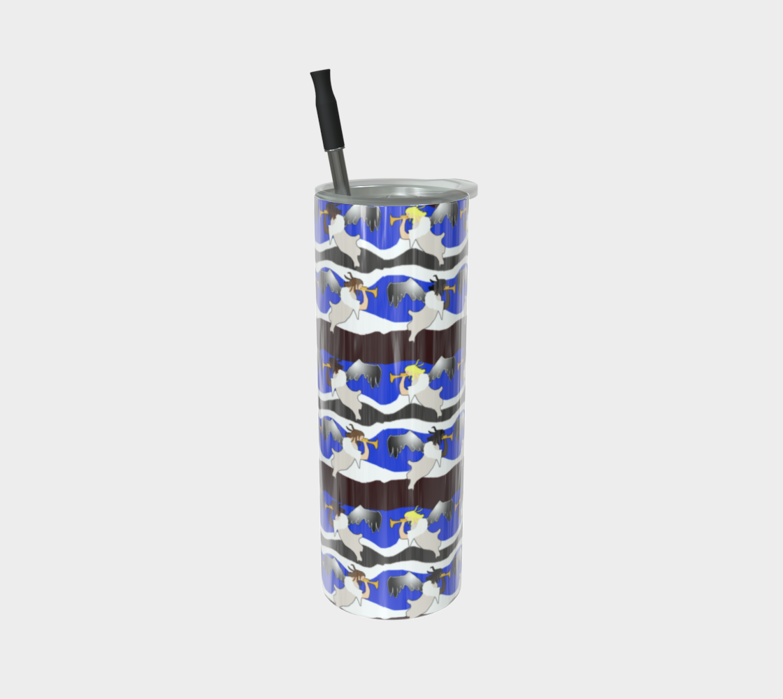 Angels Pattern Stainless Steel Tumbler