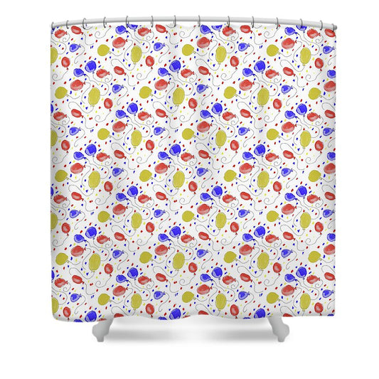Balloons Pattern - Shower Curtain