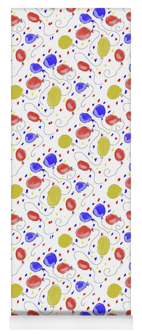 Balloons Pattern - Yoga Mat