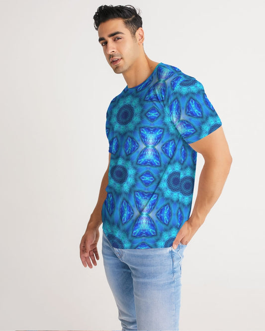 Blue Ocean Kaleidoscope Men's All-Over Print Tee