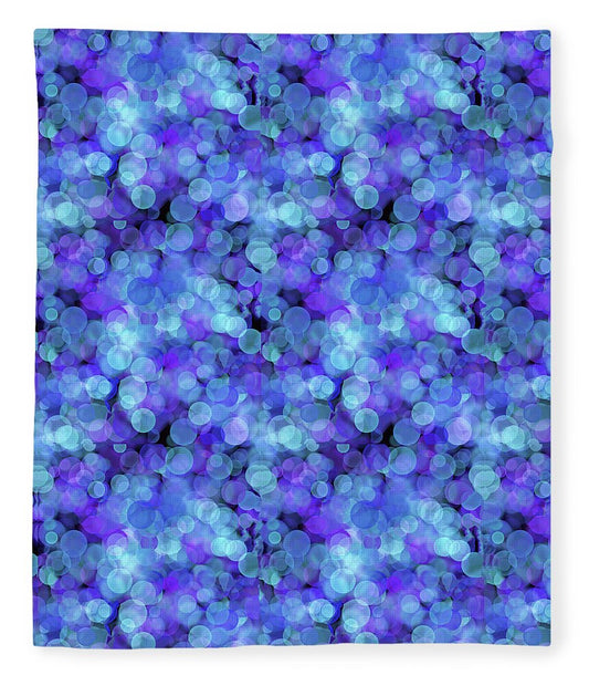 Blue Bokeh Pattern - Blanket