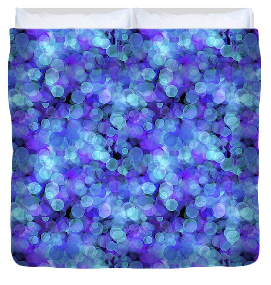 Blue Bokeh Pattern - Duvet Cover