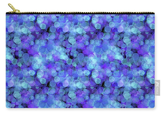 Blue Bokeh Pattern - Zip Pouch