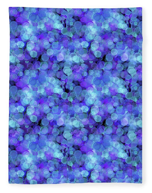 Blue Bokeh Pattern - Blanket