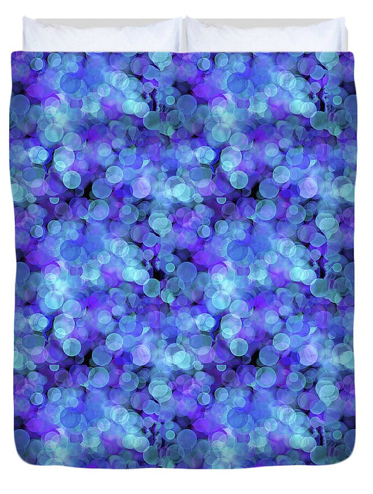 Blue Bokeh Pattern - Duvet Cover