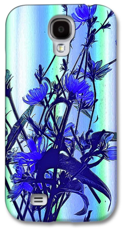 Blue Wildflowers With Backlight - Phone Case