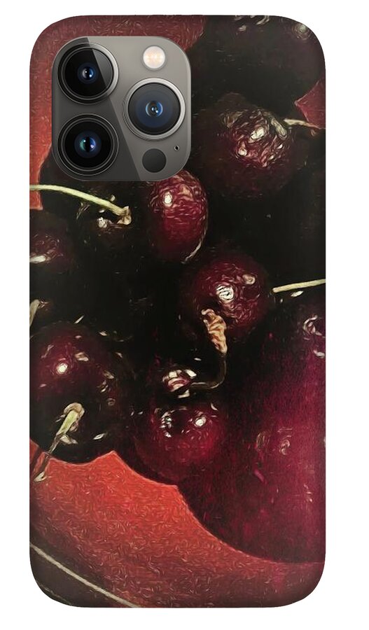 Bowl Of Cherries - Phone Case