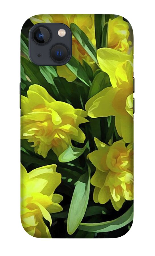 Bright Yellow Daffodils - Phone Case