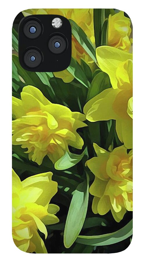 Bright Yellow Daffodils - Phone Case