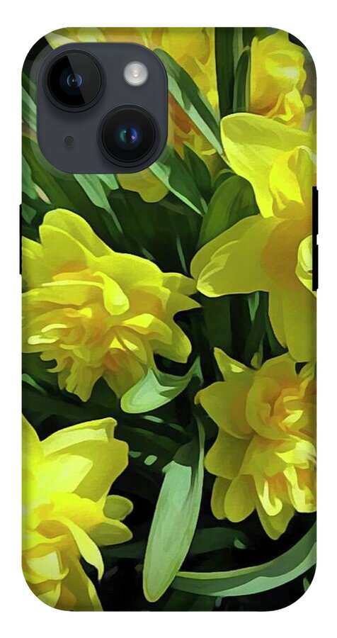 Bright Yellow Daffodils - Phone Case