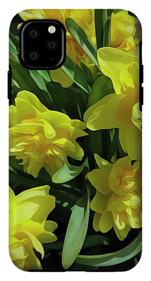 Bright Yellow Daffodils - Phone Case