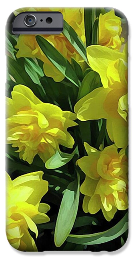 Bright Yellow Daffodils - Phone Case