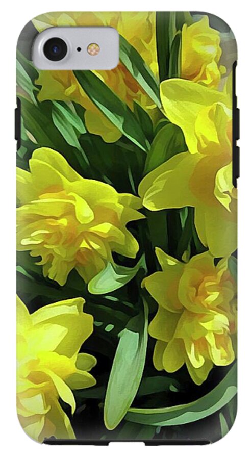 Bright Yellow Daffodils - Phone Case