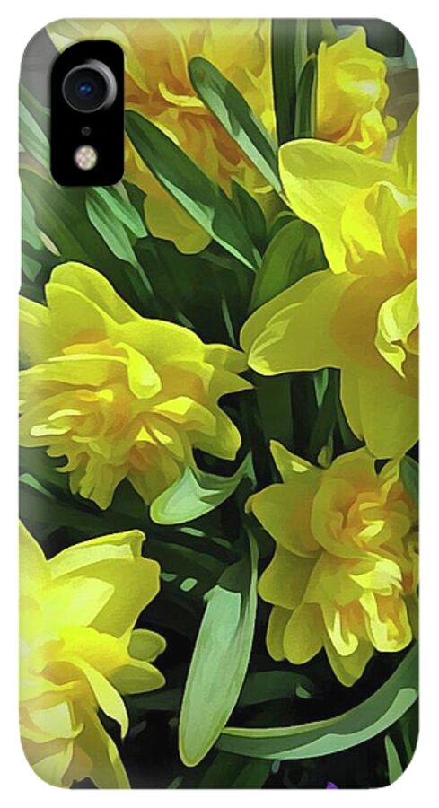 Bright Yellow Daffodils - Phone Case
