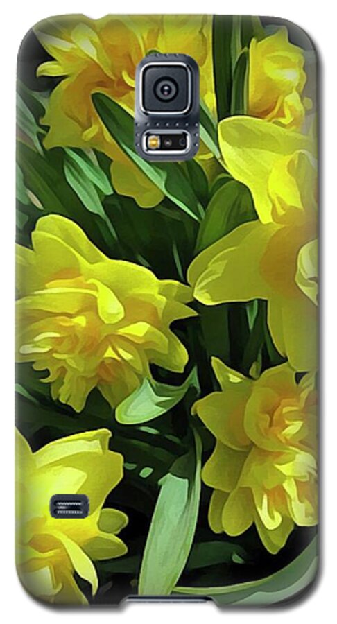 Bright Yellow Daffodils - Phone Case