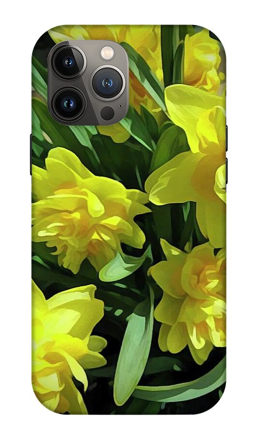 Bright Yellow Daffodils - Phone Case