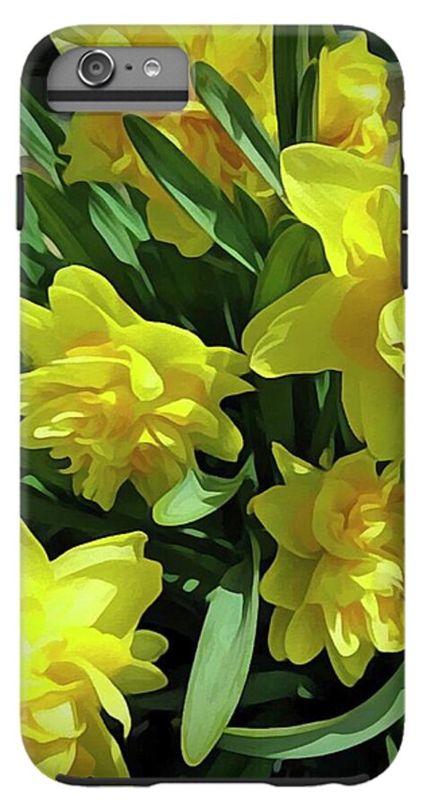 Bright Yellow Daffodils - Phone Case