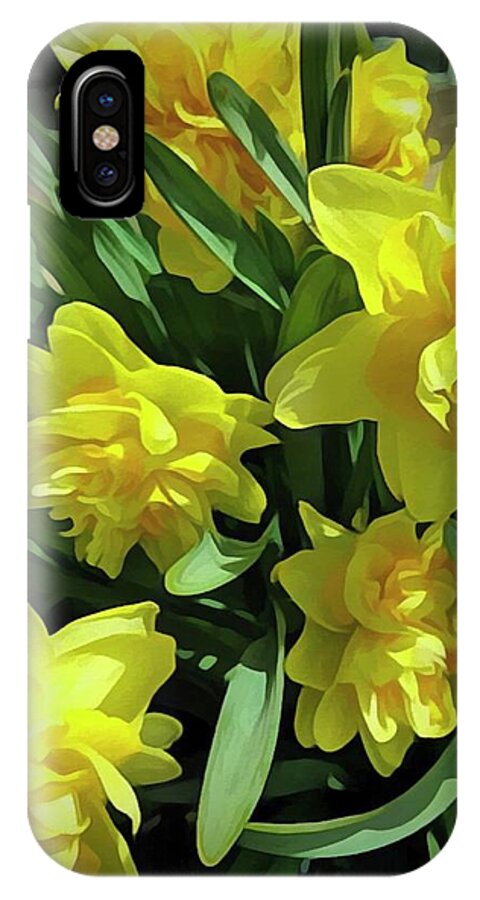 Bright Yellow Daffodils - Phone Case