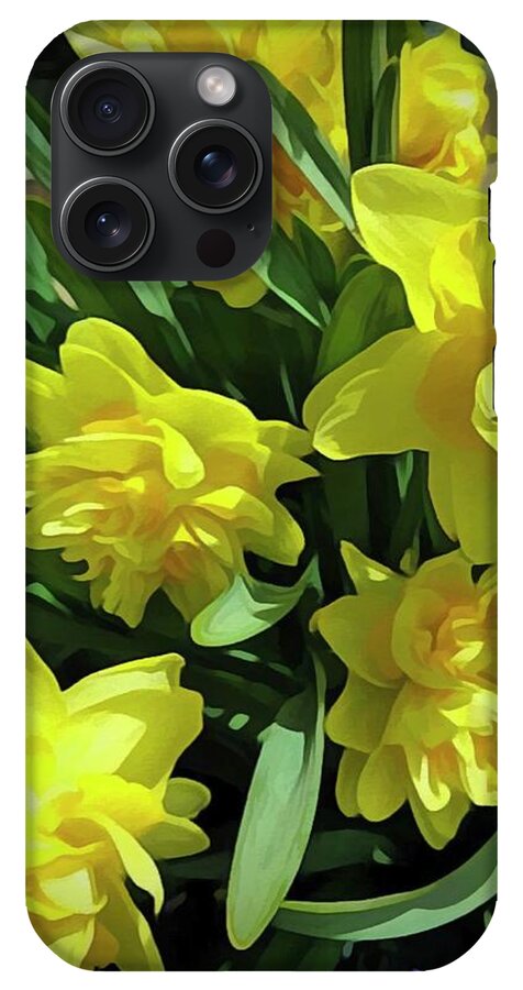 Bright Yellow Daffodils - Phone Case