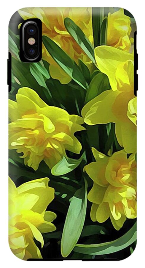 Bright Yellow Daffodils - Phone Case