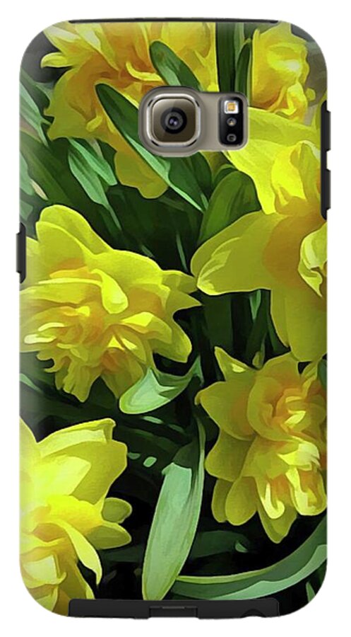 Bright Yellow Daffodils - Phone Case