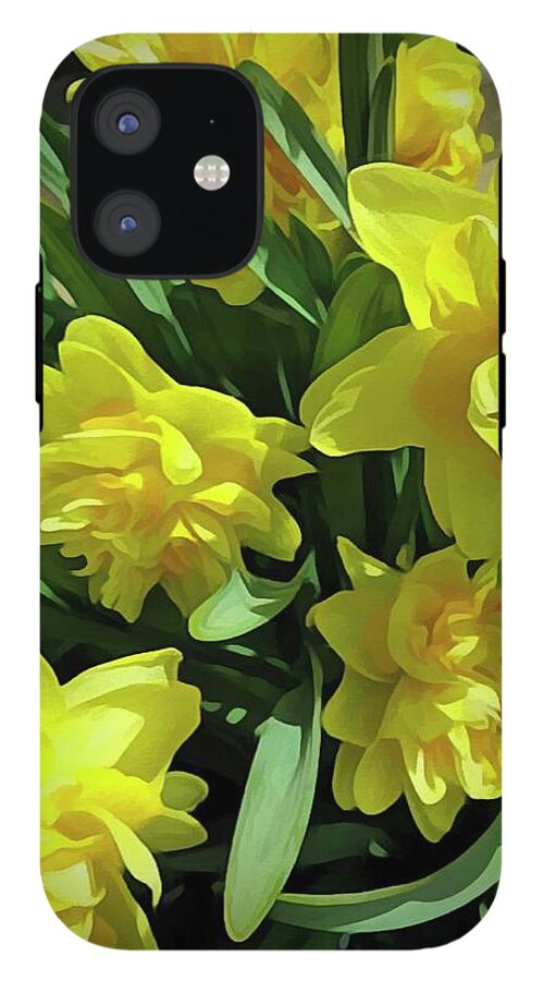 Bright Yellow Daffodils - Phone Case