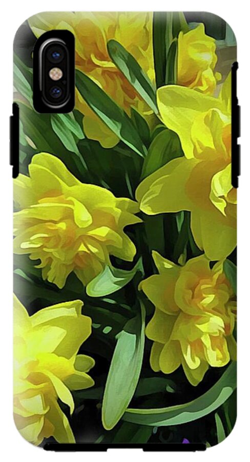 Bright Yellow Daffodils - Phone Case